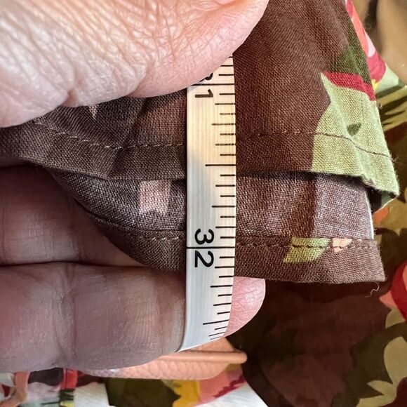 Soft Surroundings brown floral pull over tunic PS - Picture 11 of 13